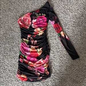 Afrm mesh mini dress.